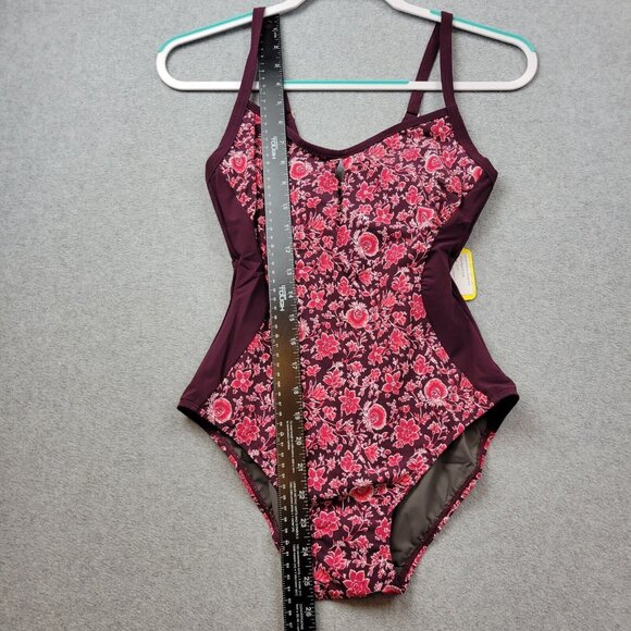 LL Bean Swimsuit Womens 4 Seashore Sweetheart Tanksuit One Piece - Picture 4 of 13